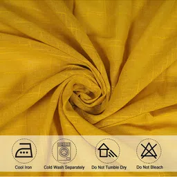 HOMEMONDE Yellow Sheer Window Curtain image 4
