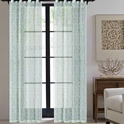 Deco Window Green Set of 2 Door Curtains-picture-42