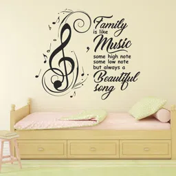 wallzone 70 cm Music Quotes|Decorations|Self Adhesive|Wallsticker Removable Sticker-picture-34