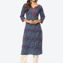 Kurti's by Menka Floral Printed Kurta image 1