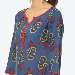 Kurti's by Menka Floral Printed Kurta image 2