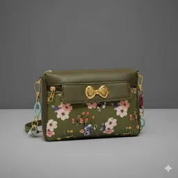 isr fashion Green Men & Women Sling Bag Woman’s Sling Messenger Bag for Travel / Office / Business image 3