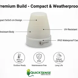 Pace-Innovations 220V Auto Day/Night Photocell Sensor Switch 10A | Waterproof LDR Sensor Wireless Sensor Security System image 2