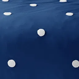 THE WHITE MOSS Desert Rose Blue & White Microfiber AC Room 150 GSM Double Bed Comforter image 3