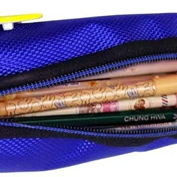 shubhkraft Smiley Stationary Zipper Pencil Pen Pouch Case Set for Kids School Accessories Smiley Batch attached Art Polyester Pencil Boxes image 5