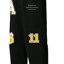 jugular Men Printed Black Track Pants image 3