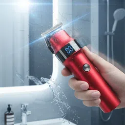 Frinzoo Professional Hair Clipper with LED Display and Turbo Mode Trimmer 400 min Runtime 4 Length Settings image 5