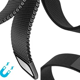 ACM Pack of 2 Watch Strap Sliding Silicone & Magnetic for Boat Wave Glory Smartwatch 1601612 mm Silicone Watch Strap image 5