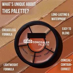 skam beauty Makeup HD Colour Corrector Concealer Palette , Conceal Correct Contour Pack of 2 Concealer image 2