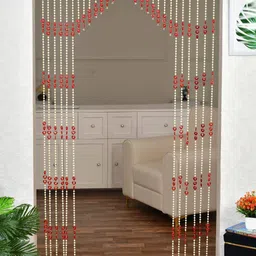 mk creative store 231.36 cm (8 ft) Door Cotton, PVC Semi Transparent Curtain Single Curtain-picture-46