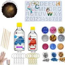 ruhi art craft Art Kit Diy 3:1 Ultra HD Alphabet Mould And Agate Mould & Extra Material, 200 Ml-picture-14