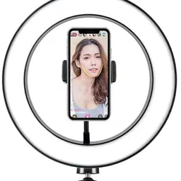 Wanzhow LED Selfie Ring Light Studio Photography Photo Ring Fill Light For Smartphone Makeup Ring Light Led Selfie Ring Light Big Led Camera Light with Cool Warm Mix Light, Led Circle Light for YouTube Video Live Stream Makeup Dimmable LED Selfie Ring Video Light LED Circle Light 3 Light Modes for Vlogging/ Live Streaming Ring Flash-picture-18