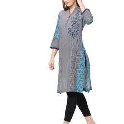 Cloth Haus India Floral Printed Straight Kurta image 4