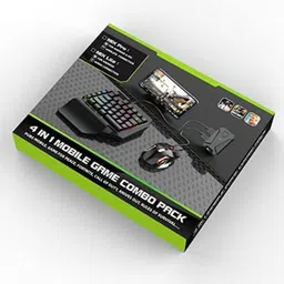 CELMEX One Hand Non Mechanical Gaming Keyboard and Backlit Mouse Combo Bluetooth Standard Gaming Keyboard Compatible with Desktop, Laptop, Mac image 3