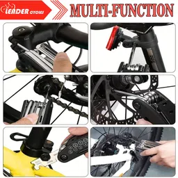 leader Special 15 in 1 Multi-function Bicycle Tools Sets Bike Bicycle Repair Tool Kit Cycling Tool kit image 5