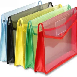 neel Plastic Office Button Bag Folder-picture-11