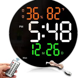 wizmate Digital Multicolor Clock image 1