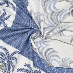 malkinn Cotton Single Flat 140 TC Jaipuri Prints Bedsheet image 3