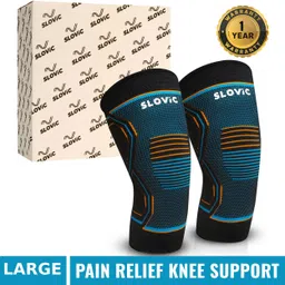 slovic Knee Support | Knee Cap | Knee Support for Pain with 4-way Compression | XL Knee Support-picture-10
