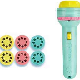 homevilla Mini Slider Projector Flashlight Torch, Kids Projection Lamp For Education 8 W 15 cm Tube Light-picture-10