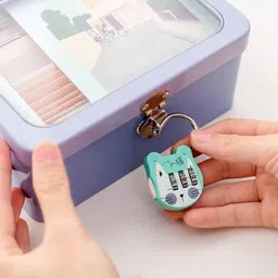 freshfinds Cute Mini Travel Lock for Bags, School & Luggage Lock image 3