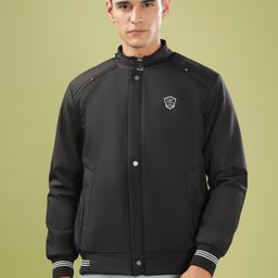 dollar Men Solid Bomber Jacket-picture-30