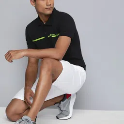 HRX by Hrithik Roshan Men Striped Polo Collar T-shirt image 5