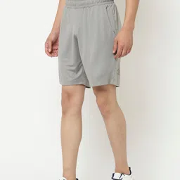 Truerevo Men Grey Low-Rise Running Rapid-Dry Sports Shorts image 3