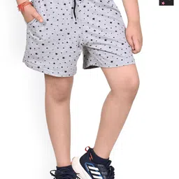 BAESD Boys Pack Of 2 Pure Cotton Star Printed High-Rise Shorts-picture-57