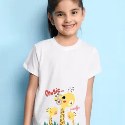 NUSYL Girls Graphic Printed T-shirt-picture-33