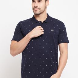 Duke Conversational Printed Polo Collar Cotton Slim Fit T-shirt-picture-16