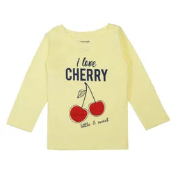 Bodycare Kids Girls Typography Printed Cotton T-shirt-picture-20