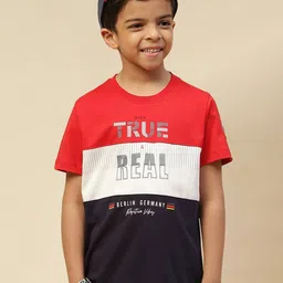 Monte Carlo Boys Colourblocked Pure Cotton T-shirt-image-30