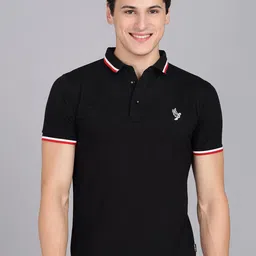 Alan Jones Polo Collar Slim Fit T-Shirt-image-63