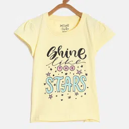 DIXCY SCOTT Slimz Girls Typography Printed Cap Sleeves Cotton Comfort Fit T-shirt-picture-15