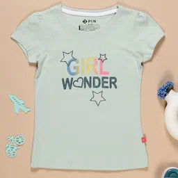 3PIN Girls Typography Printed Cotton T-shirt-picture-26