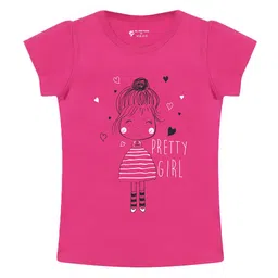 Silver Fang Girls Graphic Printed Cotton T-shirt-picture-49