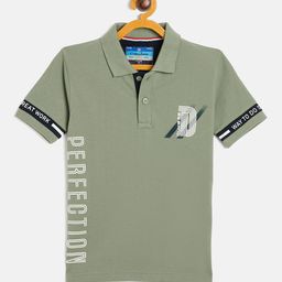Duke Boys Typography Printed Cotton Polo Collar Slim Fit T-shirt-picture-15