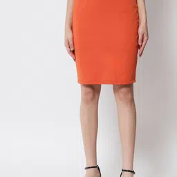 Trend Arrest Pencil Knee-Length Skirt-image-9