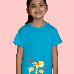 NUSYL Girls Graphic Printed T-shirt-picture-31