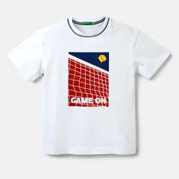 United Colors of Benetton Boys Round Neck Printed Cotton T-shirt-picture-11