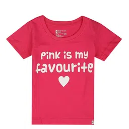 Bodycare Kids Girls Typography Printed Antiviral Cotton T-shirt-picture-23