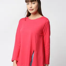 VALEN CLUB Round Neck Regular Sleeves Cotton T-shirt-picture-14