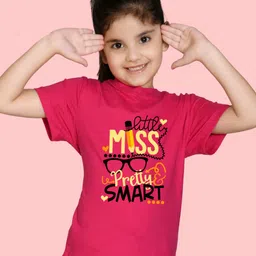 NUSYL Girls Typography Printed T-shirt-picture-10