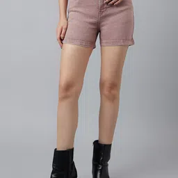 Xpose Women High-Rise Denim Shorts-picture-22