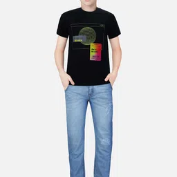 Gini and Jony Boys Printed Cotton T-shirt image 1
