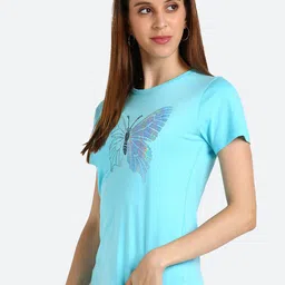 shashvi Women Blue Typography Printed T-shirt-picture-18