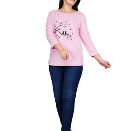 BAESD Floral Printed Long Sleeves Cotton T-shirt-picture-40