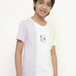 Octave Boys Colourblocked Casual T-shirt-picture-54