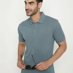 Octave Polo Collar Short Sleeves Cotton T-shirt-picture-23